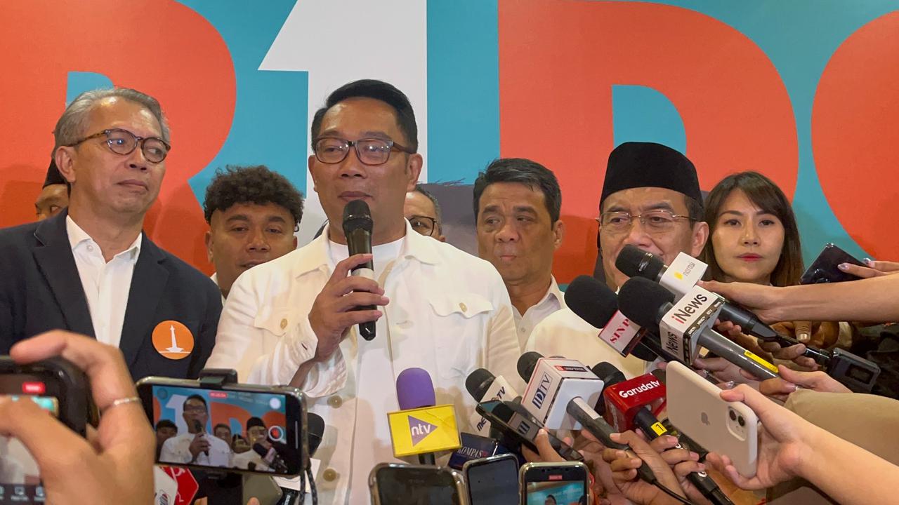 Ridwan Kamil Kaget Hasil Quick Count Dharma Pongrekun-Kun Wardana