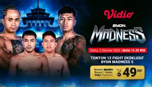 BYON Madness 5 Digelar Perdana di Bandung 3 Oktober, Tayang Eksklusif PPV di Vidio