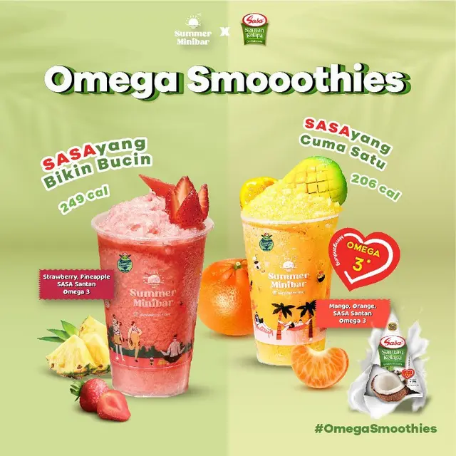 Menu Kolaborasi Omega Smoothies untuk Mendukung Gaya Hidup Sehat