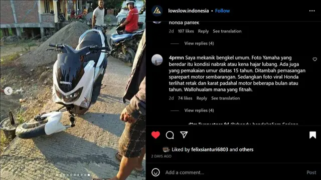 10 Potret Yamaha Patah "Tulang" di Jalan yang Dikomen Netizen, Beda Kasus dengan eSAF