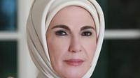Emine Erdoğan (Emine Erdogan), ibu negara Turki, istri Presiden Recep Tayyip Erdoğan. (tccb.gov.tr)