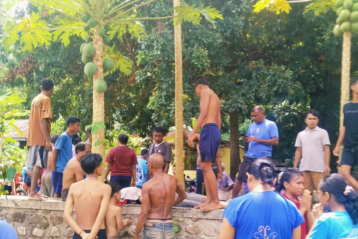 Korban saat ditemukan meninggal dunia