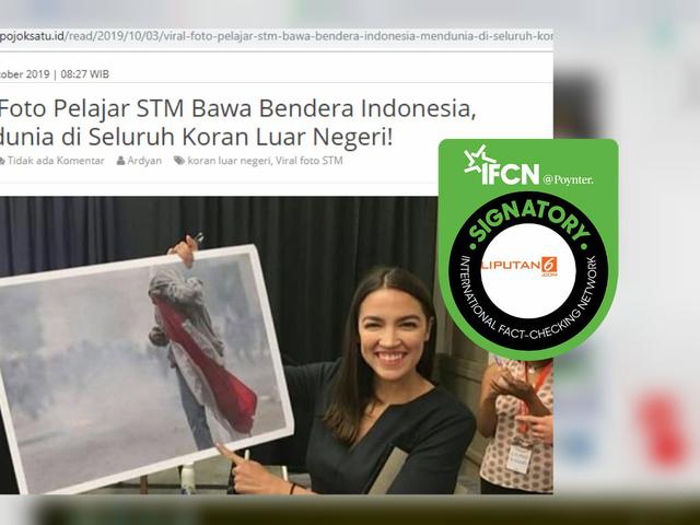 Cek Fakta Foto Pelajar Stm Bawa Bendera Indonesia Mendunia Ini Faktanya Cek Fakta Liputan6 Com