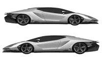 Desain Lamborghini Centenario Terungkap Via Pengajuan Paten