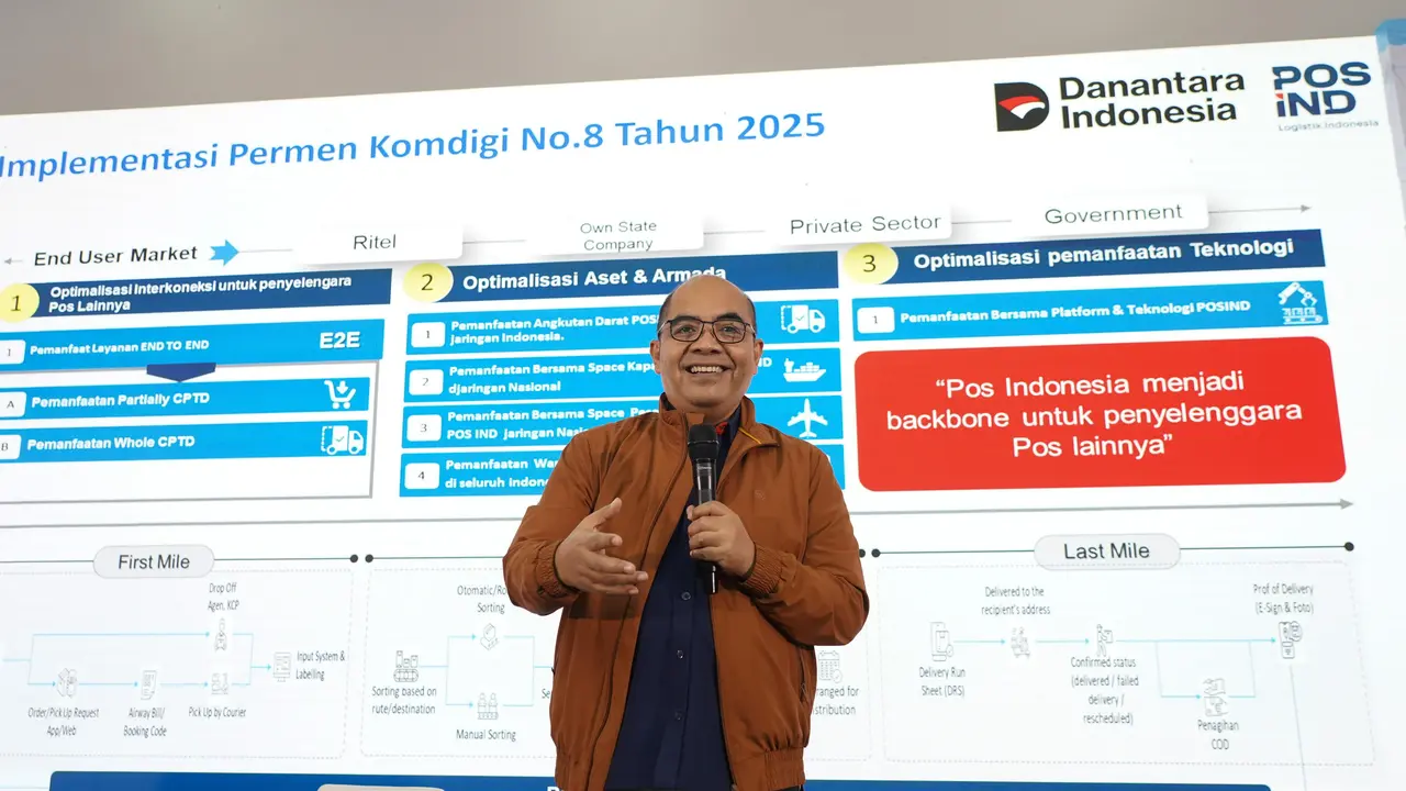 Direktur Business Development & Portfolio Management Pos Indonesia Prasabri Pesti. (Foto: Pos Indonesia)