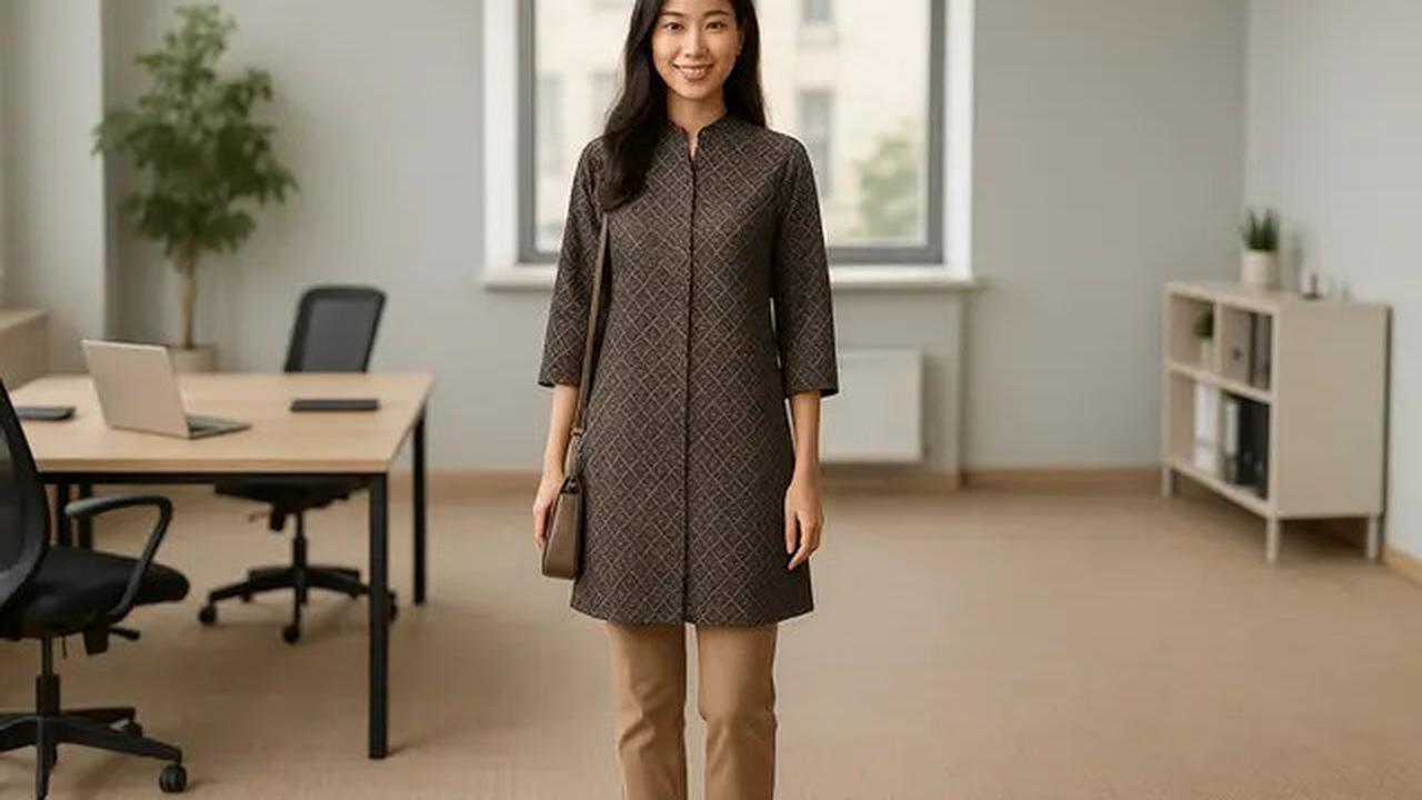 12 Model Baju Batik Tunik Kantor 2025 yang Bikin Gaya Formal Jadi Terlihat Lebih Trendy