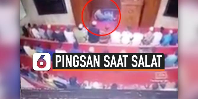 VIDEO: Pria Pingsan dan Meninggal Saat Pimpin Salat di Masjid