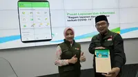 Gubernur Jawa Barat (Jabar) Ridwan Kamil saat me-launching aplikasi PIKOBAR (Pusat Informasi dan Koordinasi COVID-19 Jawa Barat) di Jabar Command Center pada Tahun 2020 lalu. (Foto: Pipin/Humas Jabar)