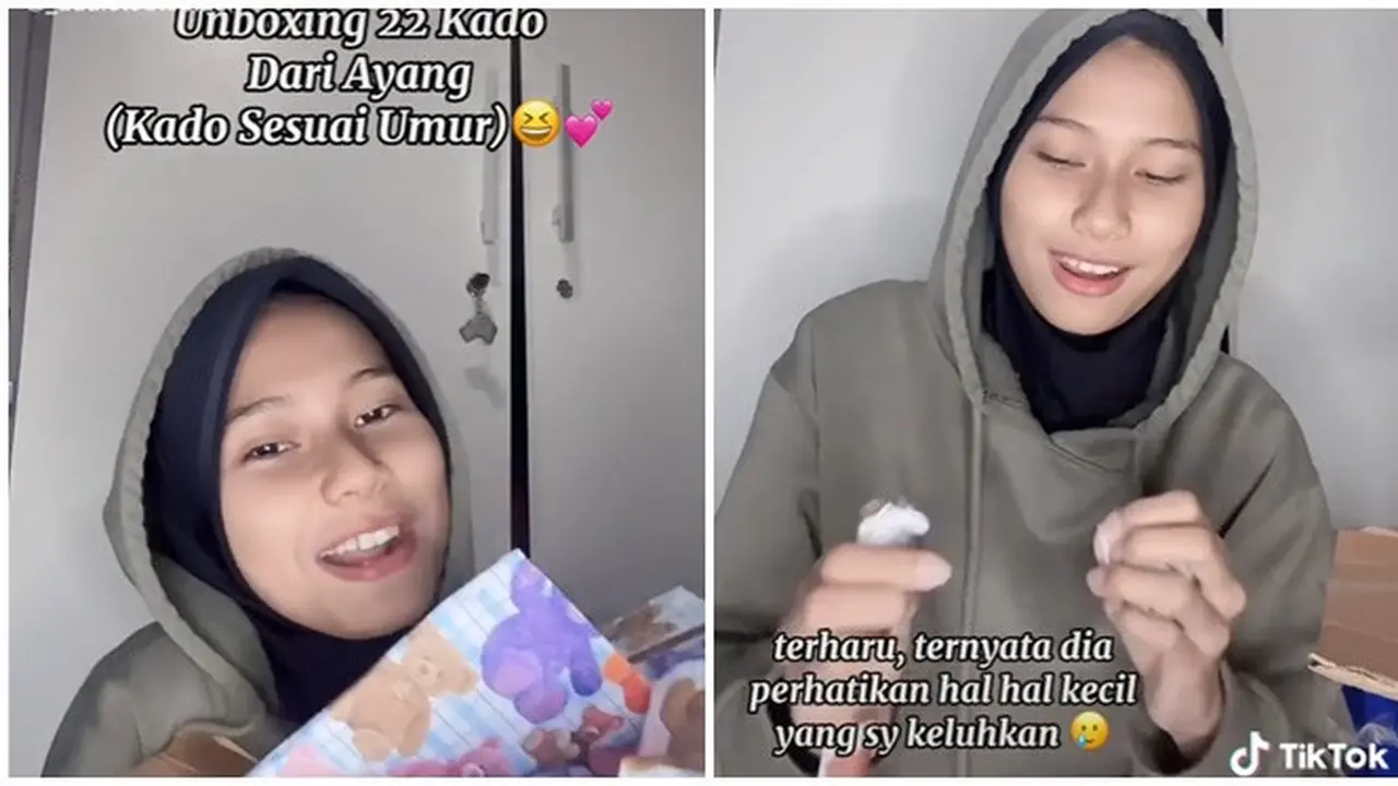 Berusia 22 Tahun, Wanita Ini Dapat 22 Kado dengan Isi Berbeda dari Kekasihnya