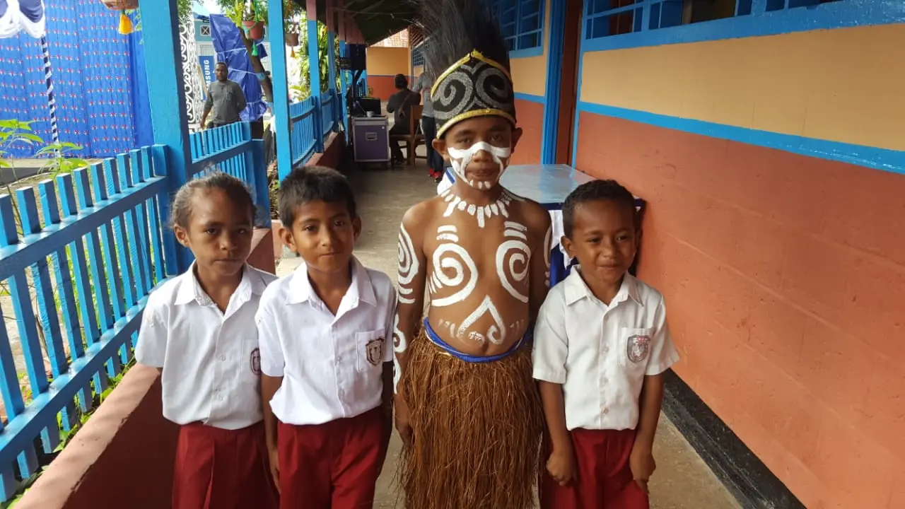 Upaya Samsung Basmi Tingginya Buta Huruf Anak di Papua