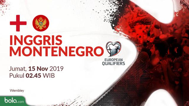 Inggris Vs Montenegro