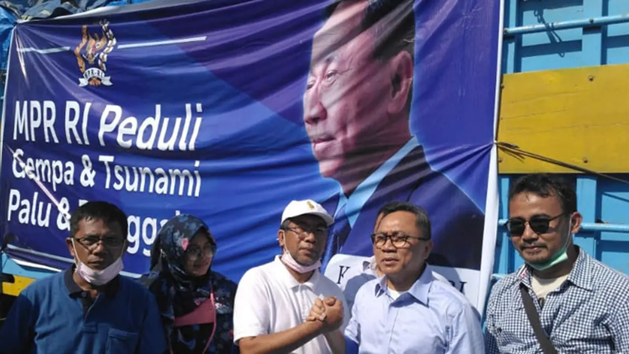 MPR RI Salurkan Satu Truk Bantuan dan Uang Tunai kepada Korban Gempa dan Tsunami Palu-Donggala-Sigi