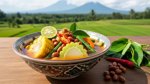 Ilustrasi Sayur Asem/Gemini AI