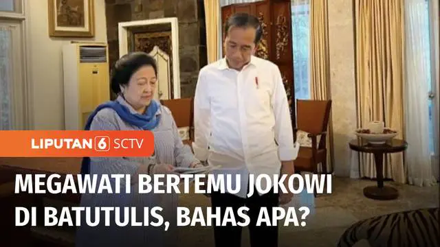 Presiden Jokowi bertemu Megawati Soekarnoputri di Batutulis Bogor. Pertemuan dengan Megawati membahas berbagai masalah bangsa dan negara salah satunya penanganan ancaman krisis ekonomi dan krisis pangan hingga berdialog soal Pemilu 2024.