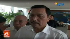 Menko Bidang Kemaritiman Luhut Binsar Pandjaitan telah mengirim surat ke Pemprov DKI Jakarta terkait moratorium reklamasi teluk Jakarta.