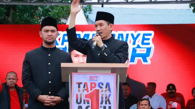 Pasangan nomor urut satu, Tarmizi-Said Fadheil ditetapkan sebagai pemenang Pilkada 2024 dalam rapat pleno terbuka dengan meraih 55,25 persen suara. (Istimewa)
