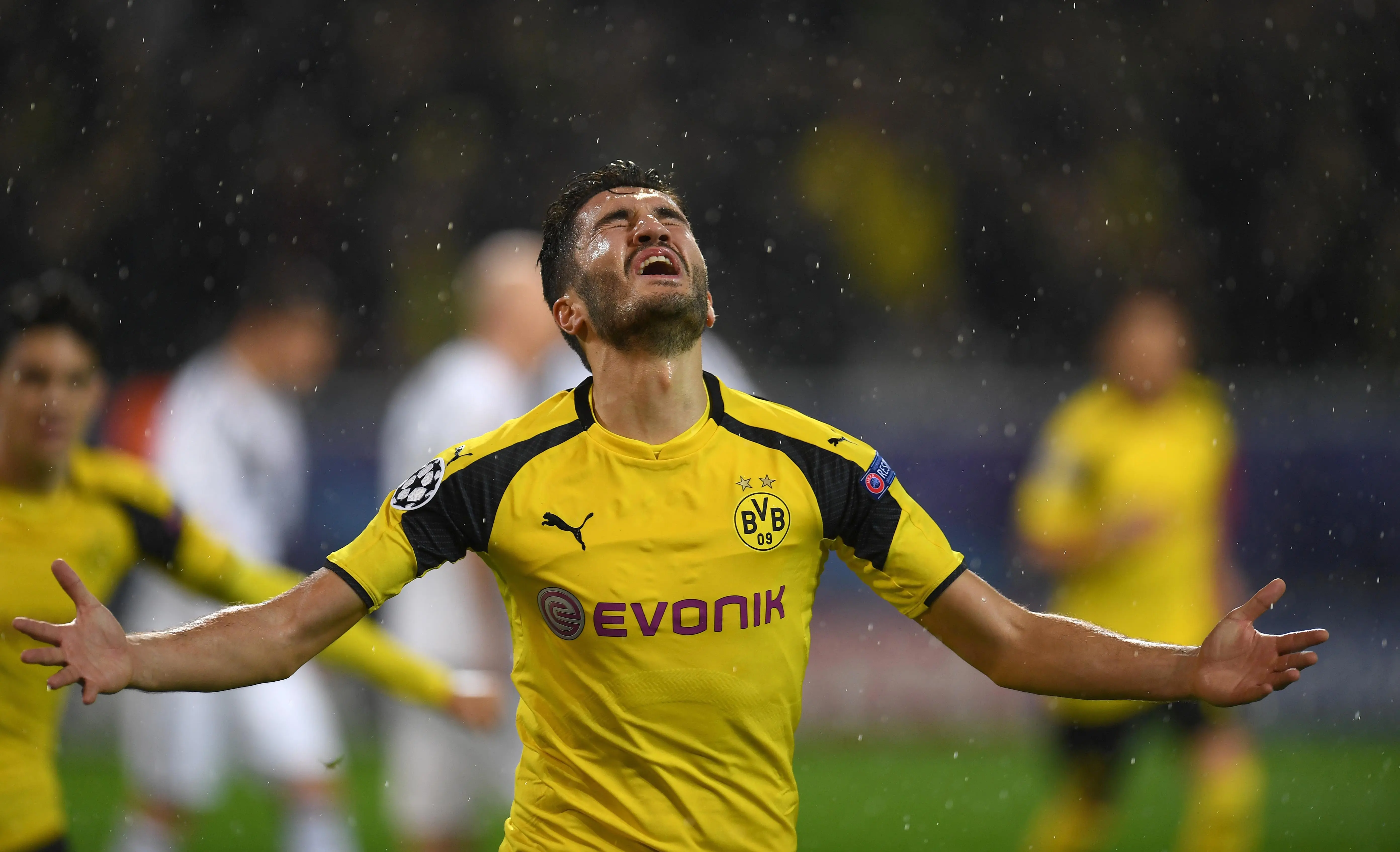 Gelandang Borussia Dortmund, Nuri Sahin. (AFP/Patrik Stollarz) 