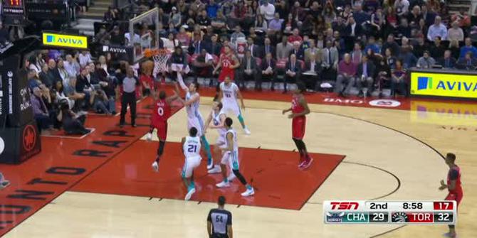 VIDEO : Cuplikan Pertandingan NBA, Raptors 103 vs Hornets 98