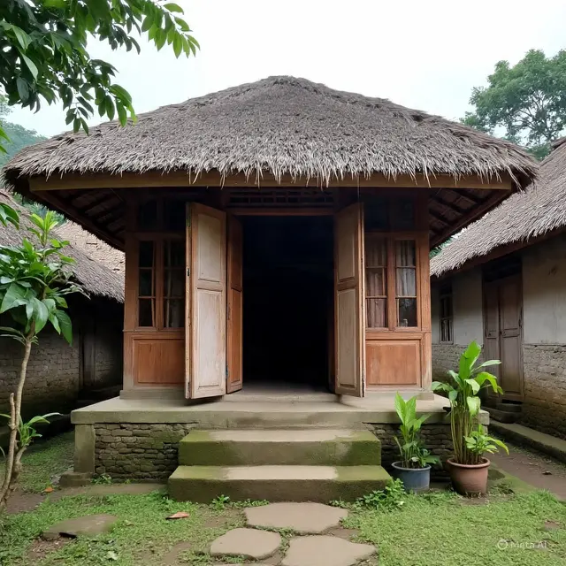 9 Desain Rumah Kampung dengan Konsep Semi Outdoor Cocok Buat Iklim Tropis