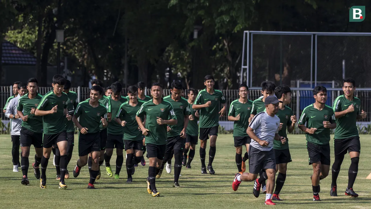 Latihan Timnas Indonesia U-19