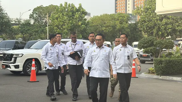 Menteri Koordinator Bidang Politik dan Keamanan (Menko Polkam) Dudung Abdurachman di Istana Merdeka Jakarta. (Liputan6.com/Lizsa Egeham)