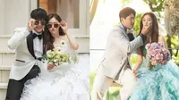 Foto Pernikahan Jiyeon T-ara &amp; pemain baseball Hwang Jae Gyun (Instagram @jiyeon2__)