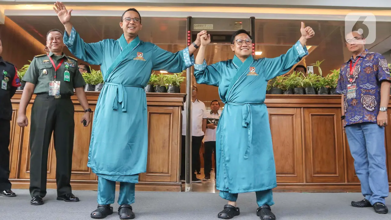 Anies Baswedan dan Muhaimin Iskandar Tiba di RSPAD Gatot Soebroto