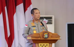 Kapolda Kepri Irjen Pol Asep Saprudin menyebutkan jelang isu unjuk rasa Juli di Batam, Kepri dipastikan aman dan kondusif. (Liputan6.com/Ajang Nurdin)