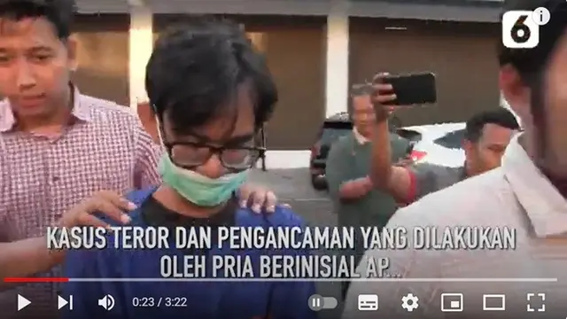Adi Pradita, pelaku teror pelecehan seksual kepada teman SMP berinisial N selama 10 tahun di Surabaya, Jawa Timur. (YouTube Liputan6)