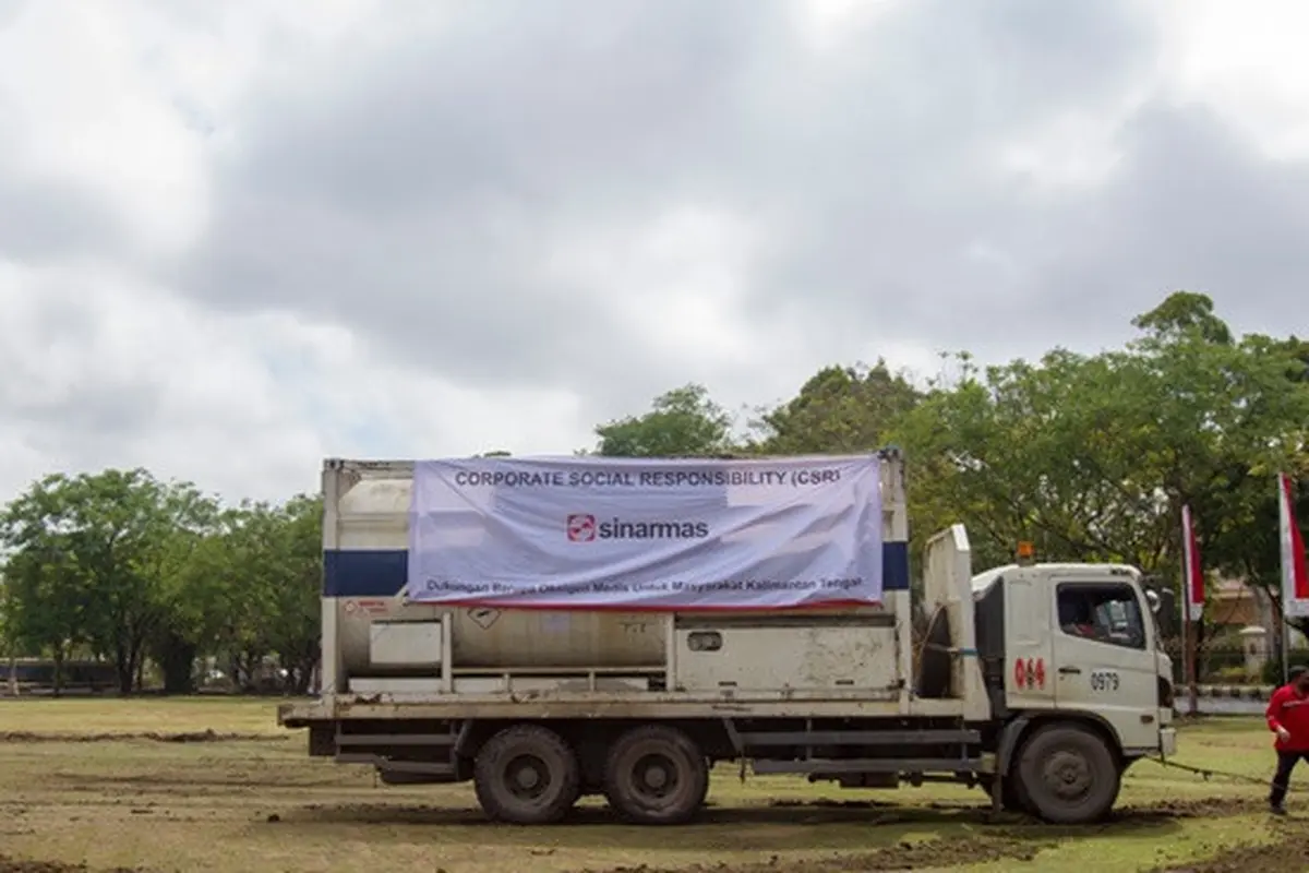 Grup Sinar Mas donasikan 54 ton oksigen cair di Kalimantan Tengah (Dok: Istimewa)