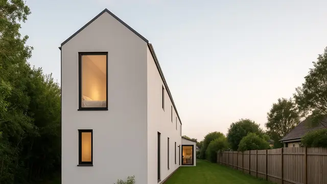 Contoh Rumah Tingkat Belakang