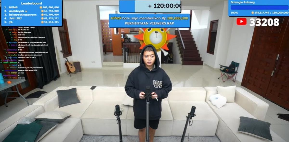 Reza Arap Syok Dapat Donasi 100 Juta Saat Live Streaming, Kaget - Trauma Takut Dikembalikan