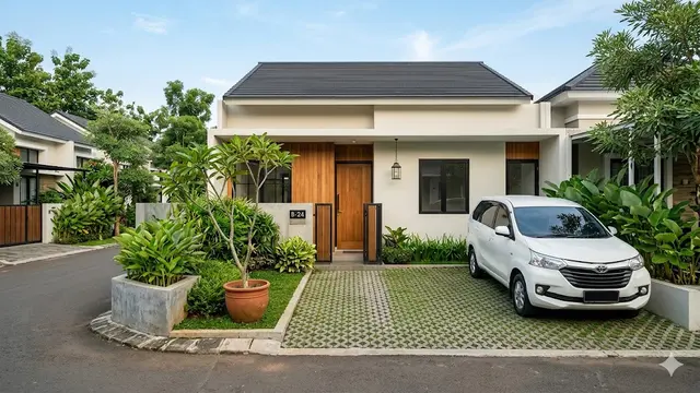 Rumah Minimalis Dengan Taman Mini