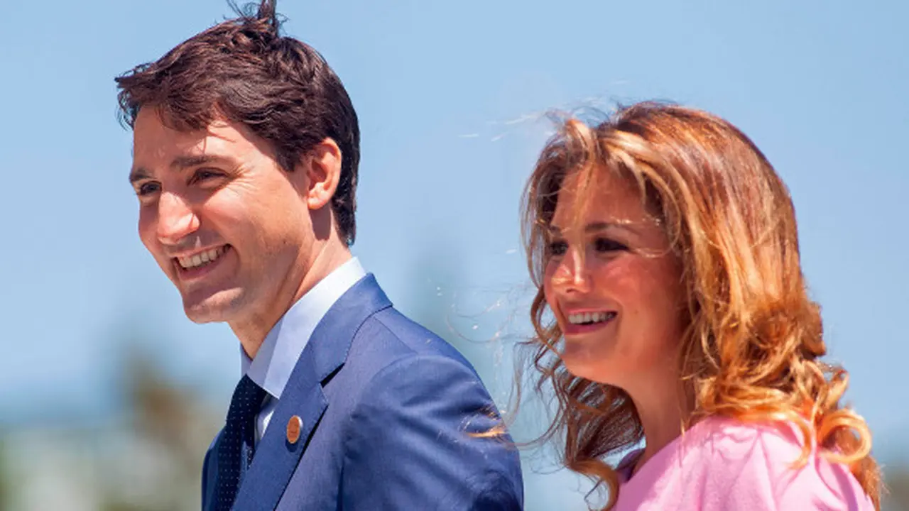 PM Kanada Justin Trudeau beserta istri Sophie Gregoire Trudeau.