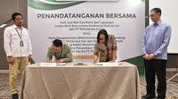 Penandatanganan Head of Agreement (HoA) Lapangan Lengo Blok Bulu antara Petrokimia Gresik dengan Kris Energy Ltd. selaku Kontraktor Kontrak Kerja Sama (KKKS) di Surabaya, Rabu (31/8).