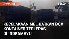 Kecelakaan terjadi di jalur Pantura Kiajaren, box kontainer terlepas dari mobil. Peristiwa ini terjadi pada Sabtu (19/10/2024)