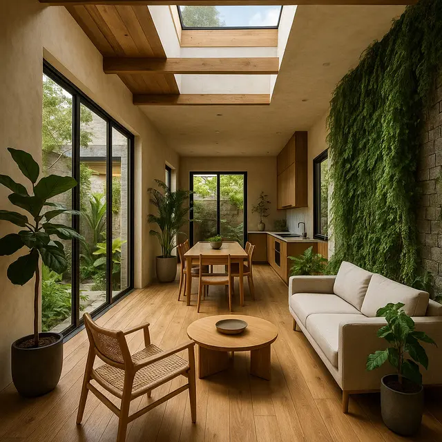 Model Rumah Minimalis 6x12 dengan Konsep Open Space (Image by ChatGPT)