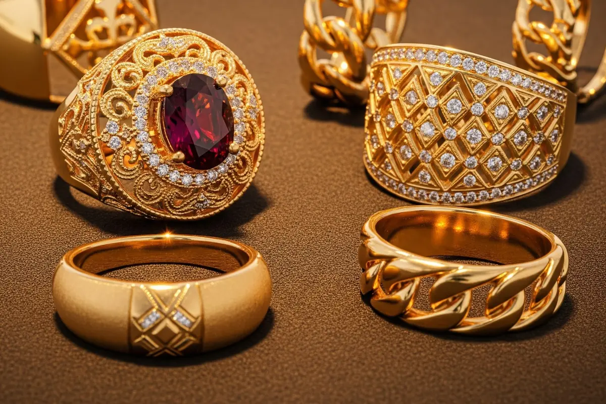 Model Cincin Emas Arab Saudi