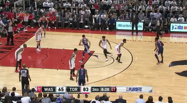 Berita video game recap NBA 2017-2018 antara Toronto Raptors melawan Washington Wizards dengan skor 130-119.
