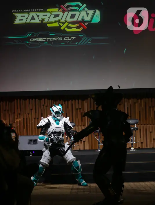 Tokusatsu Bardion merupakan film fiksi ilmiah dengan ciri khas Jepang. (Liputan6.com/Helmi Fithriansyah)