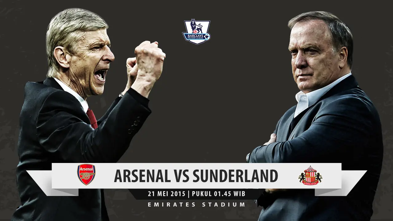Prediksi Arsenal vs Sunderland (Liputan6.com/Yoshiro)
