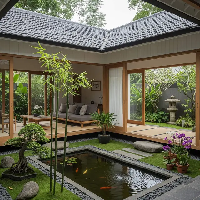 Rumah Compact Bergaya Jepang untuk Hidup Simpel dan Tenang