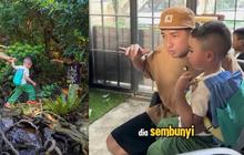 8 potret menarik Irfan Hakim mengajak Rayyanza ke Aviary untuk berkenalan dengan berbagai binatang