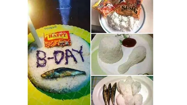 6 Kreasi Makanan Ini Bentuknya Nyeleneh, Bikin Geleng Kepala