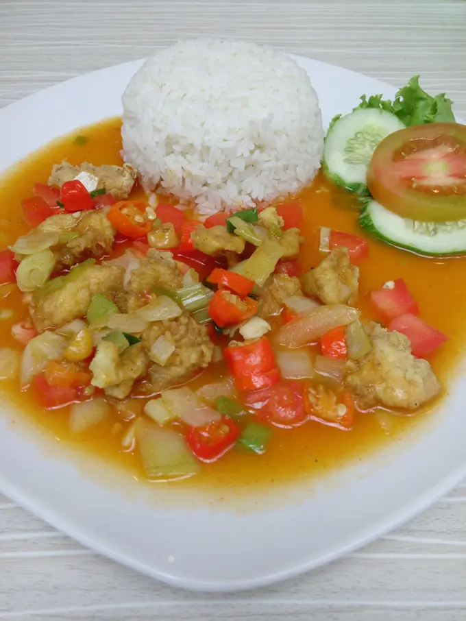 ayam saos padang
