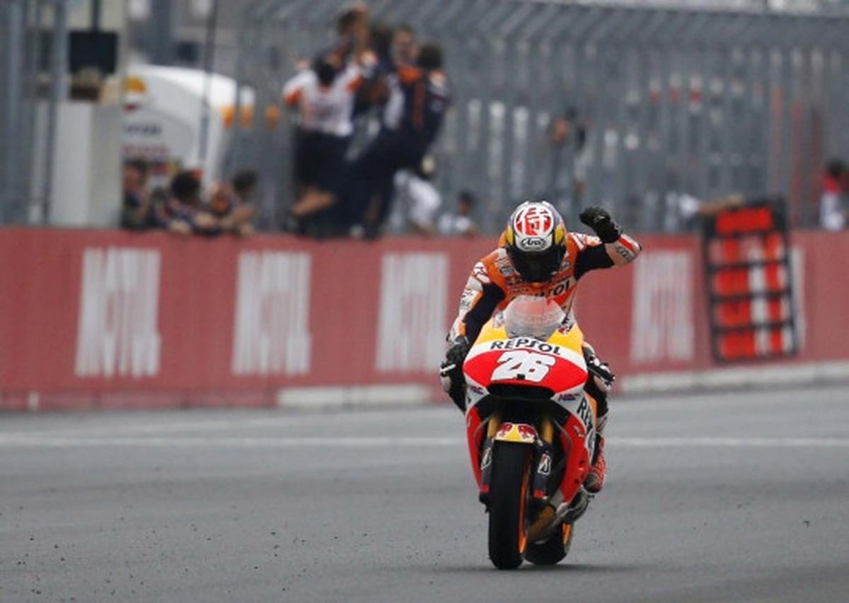 Aksi Dani Pedrosa jadi yang tercepat di sirkuit Motegi