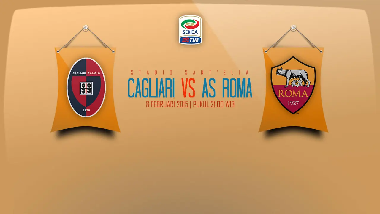 Prediksi Cagliari vs AS Roma (Liputan6.com/Yoshiro)