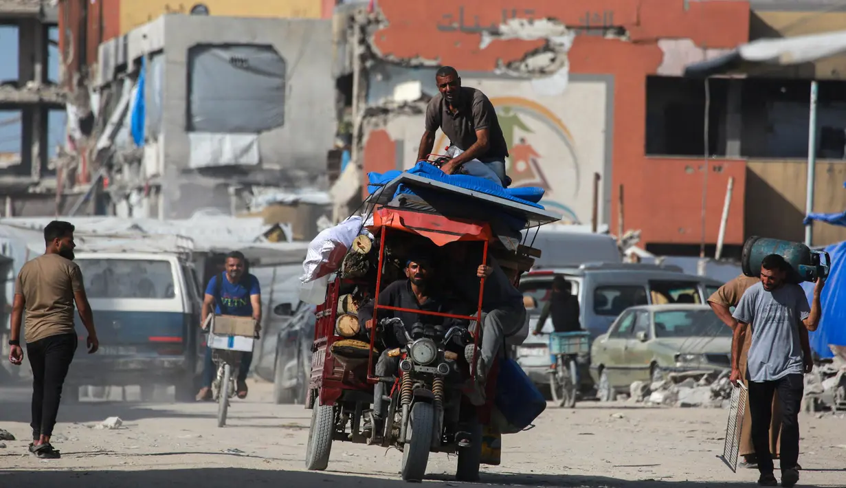 Blokade bantuan kemanusiaan oleh Israel memicu krisis kemanusiaan dan semakin meningkatkan risiko kelaparan massal yang menjadi sorotan berbagai lembaga internasional. (Bashar TALEB/AFP)