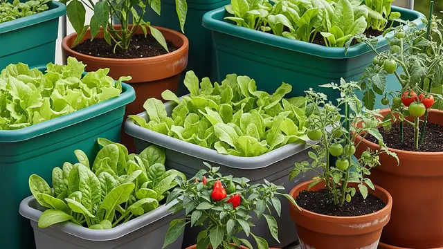 Inspirasi Model Kebun Sayur Mini dengan Konsep Kontainer Mix