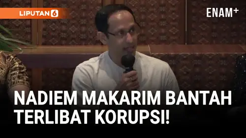 VIDEO: Nadiem Makarim Bantah Terlibat Korupsi Chromebook 9,9 Triliun!